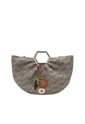 LE PANDORINE -  Miriam handbag with metal handle