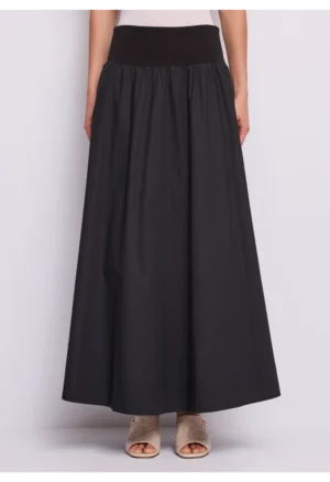 GAUDI - Μαύρη βαμβακερή φούστα