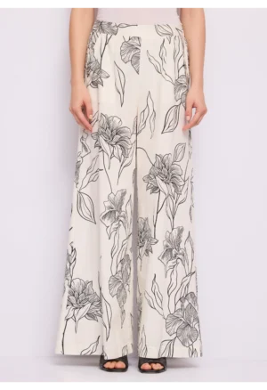 GAUDI - Γυναικείο παντελόνι με φλοράλ τύπωμα