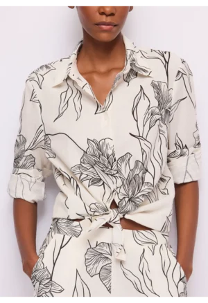 GAUDI - Γυναικείο πουκάμισο με φλοράλ στάμπα