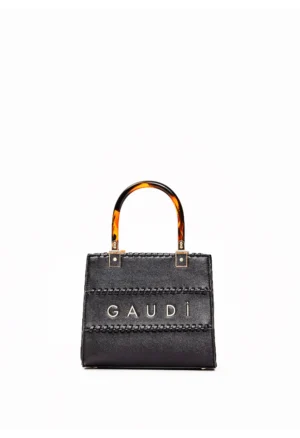 GAUDI - MINI TOTE GEMMA BLACK