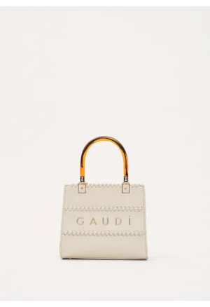 GAUDI - MINI TOTE GEMMA CREAM