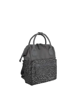 New Rebels - New Rebels Urban Leopard Weverly Backpack Work Bag 10L PU Nylon