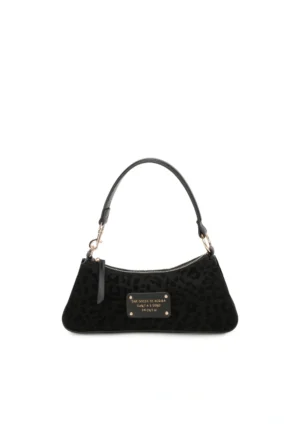 LE PANDORINE - Vicky shoulder bag with black animal print