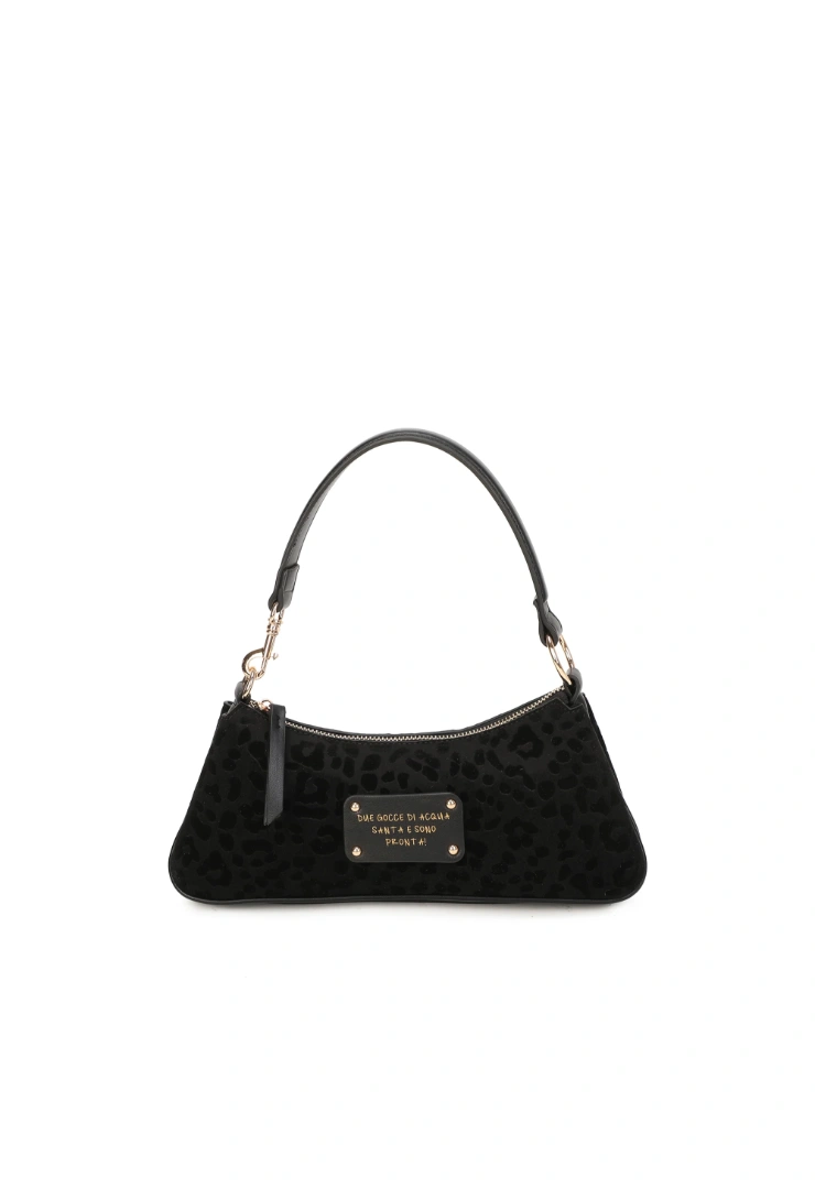 LE PANDORINE - Vicky shoulder bag with black animal print