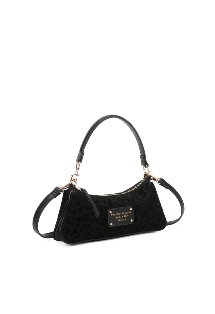LE PANDORINE - Vicky shoulder bag with black animal print - Image 3